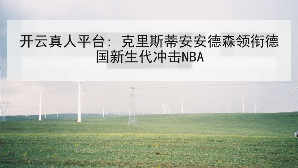 开云真人平台: 克里斯蒂安安德森领衔德国新生代冲击NBA